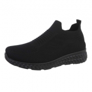 Adidasi sport fara sireturi - negru dama