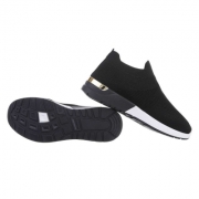 Adidasi sport fara sireturi - negru dama