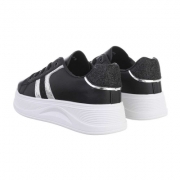 Sneakers platforma - negru dama