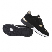 Sneakers talpa groasa - negru dama