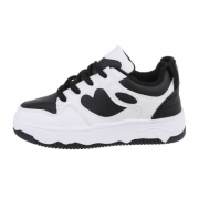 Pantofi sport talpa groasa - negru dama