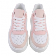 Sneakers josi - roz alb dama