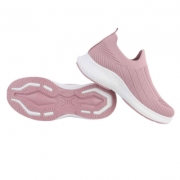 Pantofi sport fara siret - roz dama