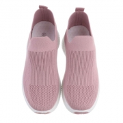 Pantofi sport fara siret - roz dama