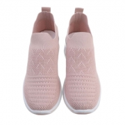 Sneakers cu platforma - roz dama