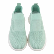 Pantofi sport fara siret - verde dama