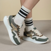Sneakers josi - verde dama