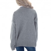 Cardigan - JCL marime universala   gri dama