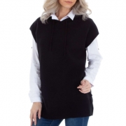 Pulover helanca - JCL   negru dama