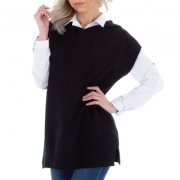Pulover helanca - JCL   negru dama