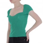 Bluza mulata maneca scurta - Emma & Ashley verde dama