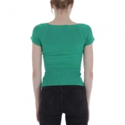 Bluza mulata maneca scurta - Emma & Ashley verde dama