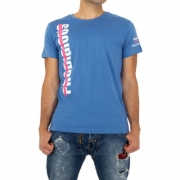 Tshirt Glo Story albastru barbati