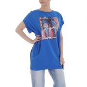 TShirt GLO STORY albastru dama