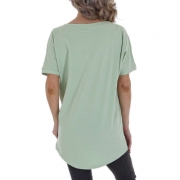 TShirt GLO STORY marime universala LT.verde dama