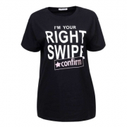 TShirt Glo Story negru dama