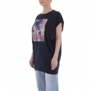 TShirt GLO STORY negru dama