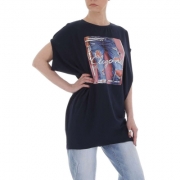 TShirt GLO STORY negru dama