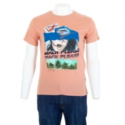 Tshirt Glo Story roz pudrat barbati