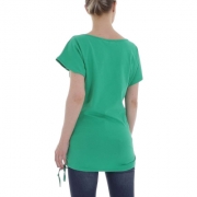 TShirt GLO STORY verde dama