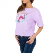 TShirt Glo Story violet dama