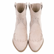 Western- & Cizme Biker - beigesuede dama