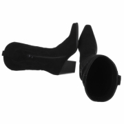 Cizme cowboy cu toc gros - & Cizme Biker - blacksuede dama