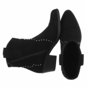 Western- & Cizme Biker - blacksuede dama