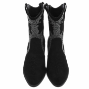 Western- & Cizme Biker - blacksuede dama