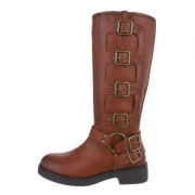 Cizme biker - & Cizme Biker - camelpu dama