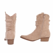 Ghete western - & Cizme Biker - kaki dama