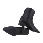 Cizme western - & Cizme Biker - negru dama