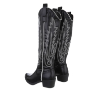 Western- & Cizme Biker - negru dama