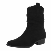 Ghete western - & Cizme Biker - negru dama