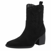 Cizme cowboy cu toc gros - & Cizme Biker - negru dama