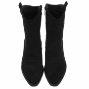 Cizme cowboy cu toc gros - & Cizme Biker - negru dama