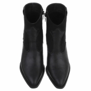 Western- & Cizme Biker - negru dama