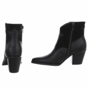 Western- & Cizme Biker - negru dama