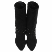 Western- & Cizme Biker - negru dama