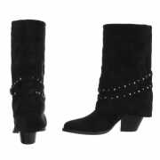 Western- & Cizme Biker - negru dama