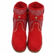 Western- & Cizme Biker - rosu dama