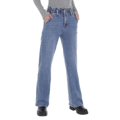 Blugi Relaxed Fit Laulia - albastru dama