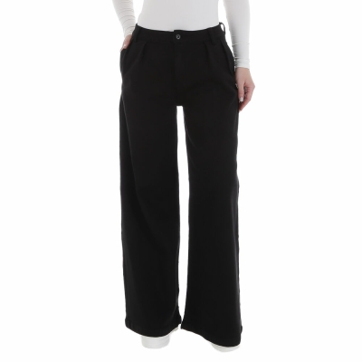 Blugi talie inalta Laulia - negru dama