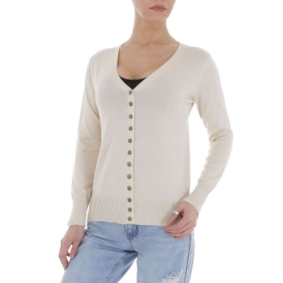 Cardigan alb ICY marime universala - bej dama