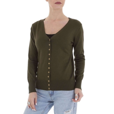 Cardigan alb ICY marime universala - verde military dama