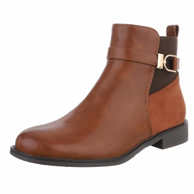 Ghete model clasic fara toc - bej dama