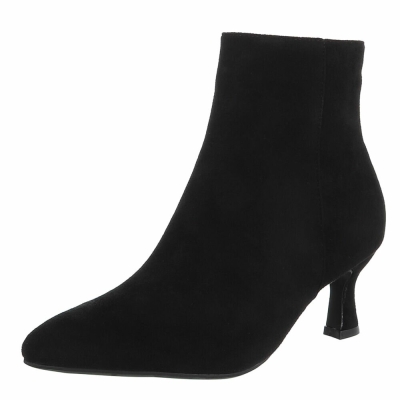 Cizme clasice - blacksuede dama