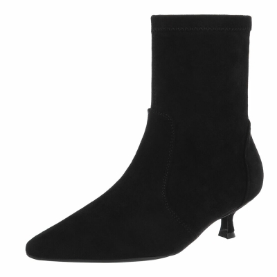 Cizme clasice - blacksuede dama