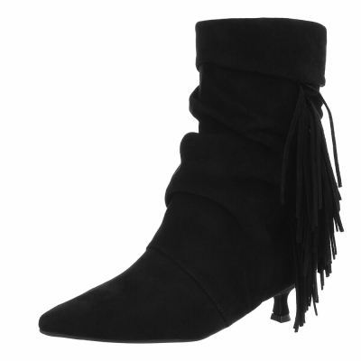 Cizme clasice - blacksuede dama