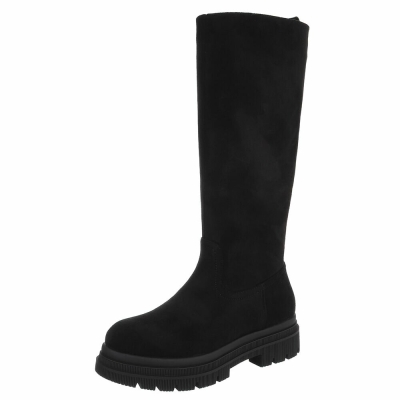 Cizme clasice - blacksuede dama